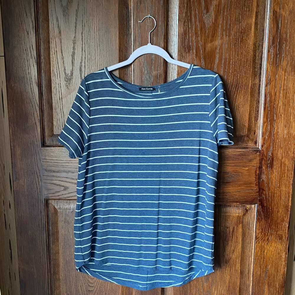 Pink Clover from Stitch Fix Button Detail Top